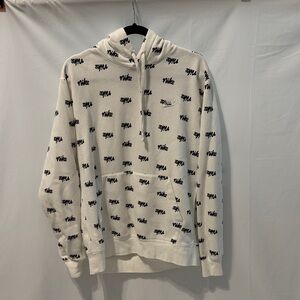Nike Black and White Patterned Hoodie